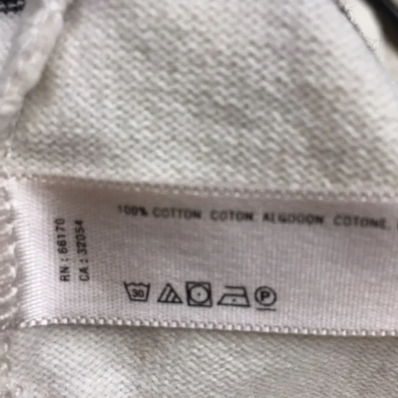 Anthropologie Allihop cream dress with navy stripes size Small - Picture 7 of 7